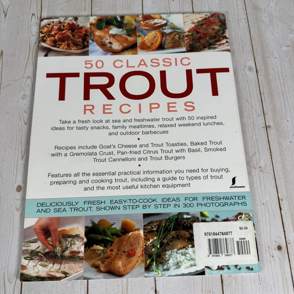 50 Classic Trout Recipes Jane Bamforth 2008 Cookbook Southwater Illustrated